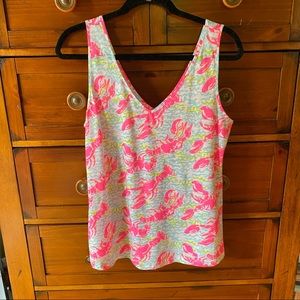 Lilly Pulitzer Gigi top in Pop-up Lobstah Roll